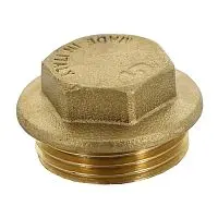 Заглушка латунная ДУ 20 НР купить Пермь